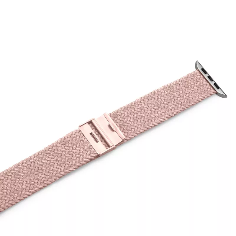 PURO Loop nailono dirželis, skirtas Apple Watch 38/40/41 mm, rožinis