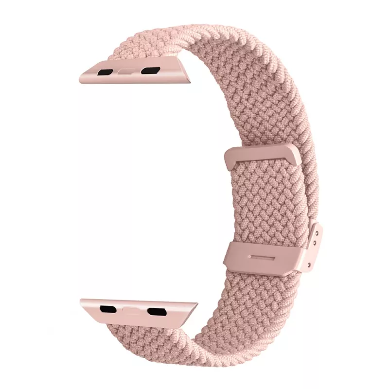PURO Loop nailono dirželis, skirtas Apple Watch 38/40/41 mm, rožinis