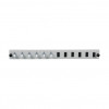 EFB Elektronik SB-FP-6SC-S-OM4 stovo tvirtinimo šviesolaidinė priekinė panelė, 1U, pilka, metalinė, 432 mm