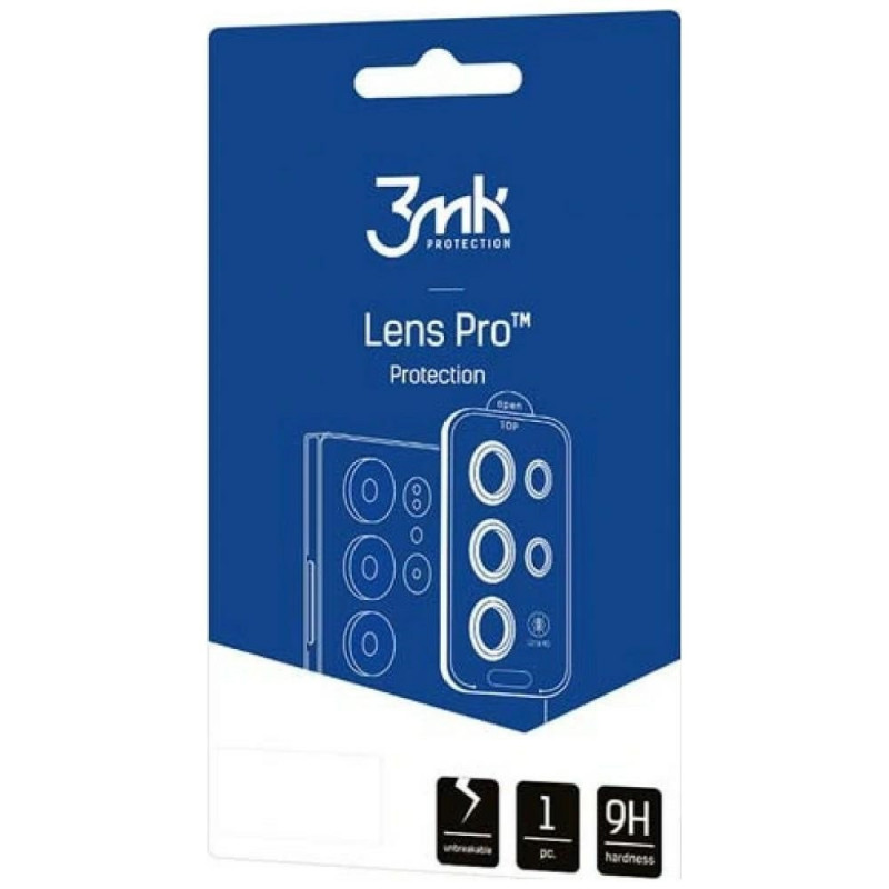 3MK Lens Protection Pro Samsung Galaxy Z Flip 8 fotoaparato objektyvo apsauga, juoda