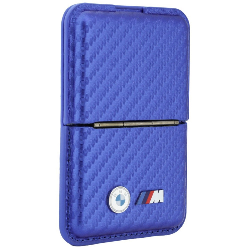 BMW M Carbon Metal Logos MagSafe piniginė, mėlyna