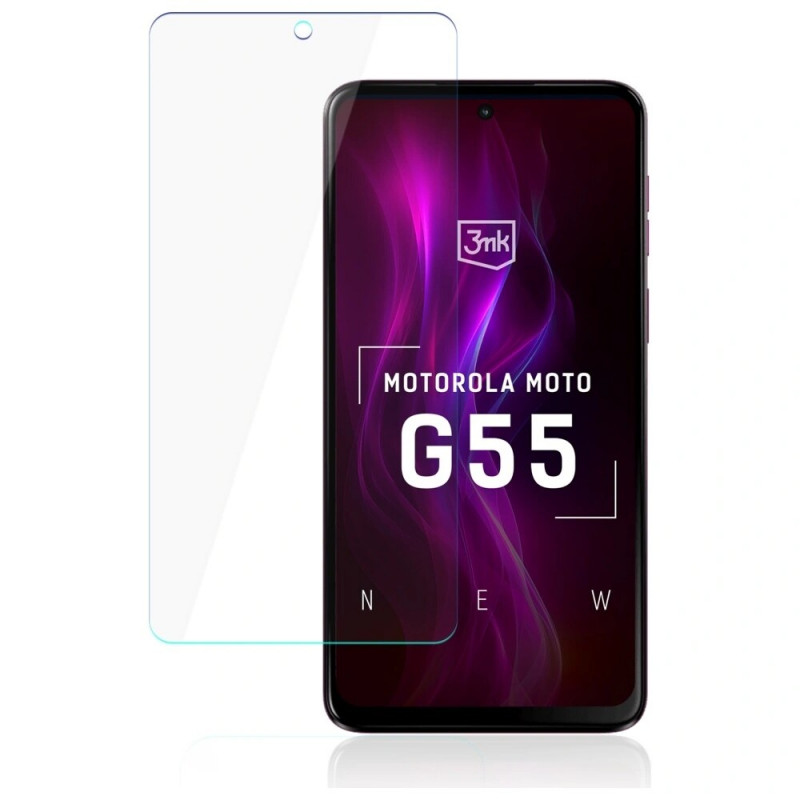 3MK FlexibleGlass hibridinis stiklas, skirtas Motorola Moto G55 5G