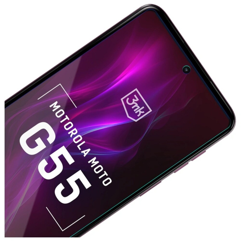 3MK FlexibleGlass hibridinis stiklas, skirtas Motorola Moto G55 5G