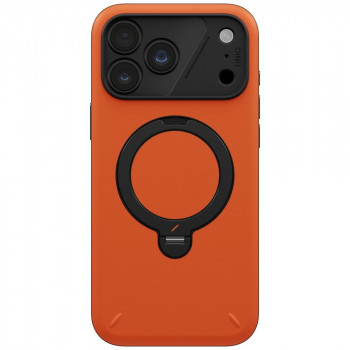 UNIQ Elix dėklas, skirtas Apple iPhone 18 Pro Max / 17 Pro Max, 360 besisukantis atrama, oranžinis