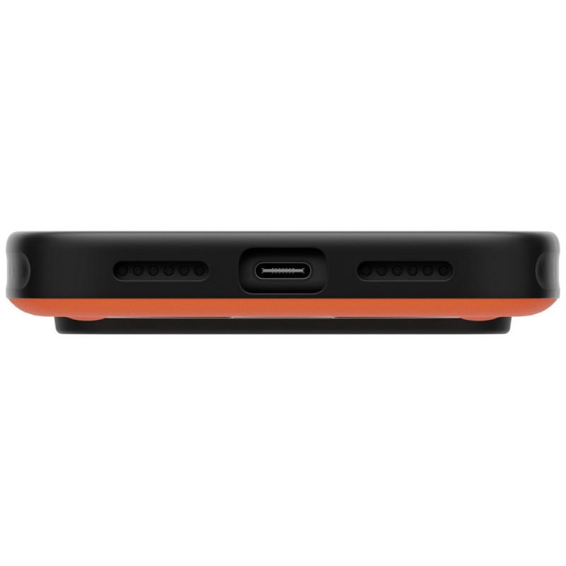 UNIQ Elix dėklas, skirtas Apple iPhone 18 Pro Max / 17 Pro Max, 360 besisukantis atrama, oranžinis