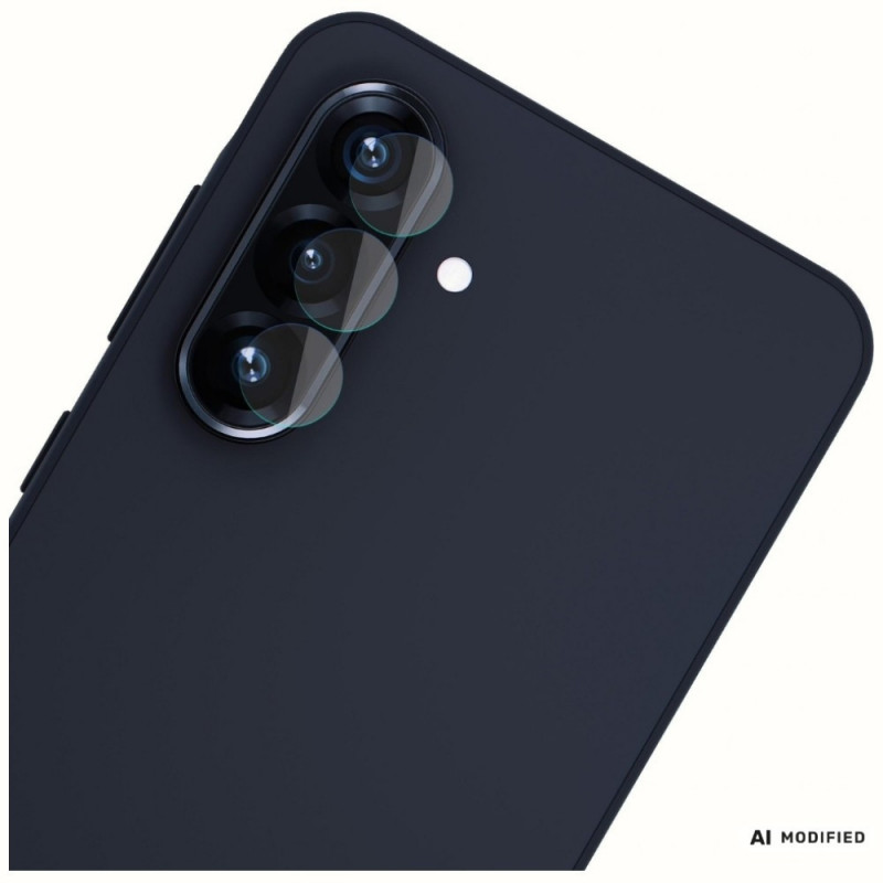 3MK Lens Protection hibridinio stiklo fotoaparato objektyvo apsauga, skirta Samsung Galaxy A36 (4 vnt.)