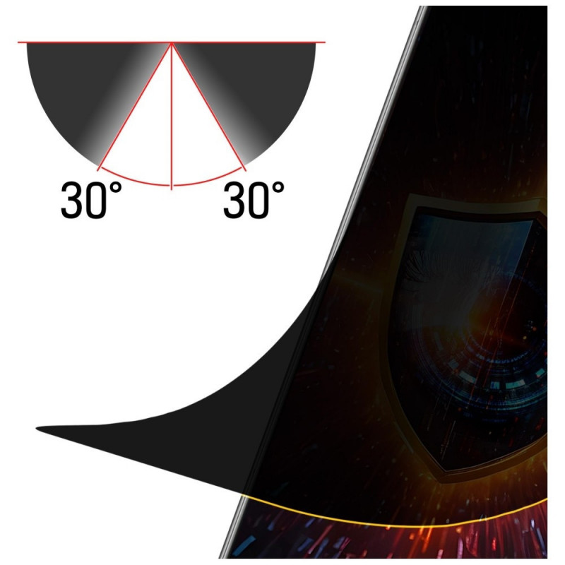 3MK Silky Matt Privacy matinė privatumo ekrano apsauginė plėvelė skirtas Honor Magic 8 Pro