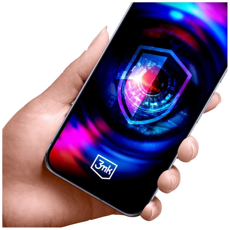 3MK HardGlass Max Privacy privatumą užtikrinantis grūdintas stiklas su aplikatoriumi, skirtas Samsung Galaxy S26+, juodas