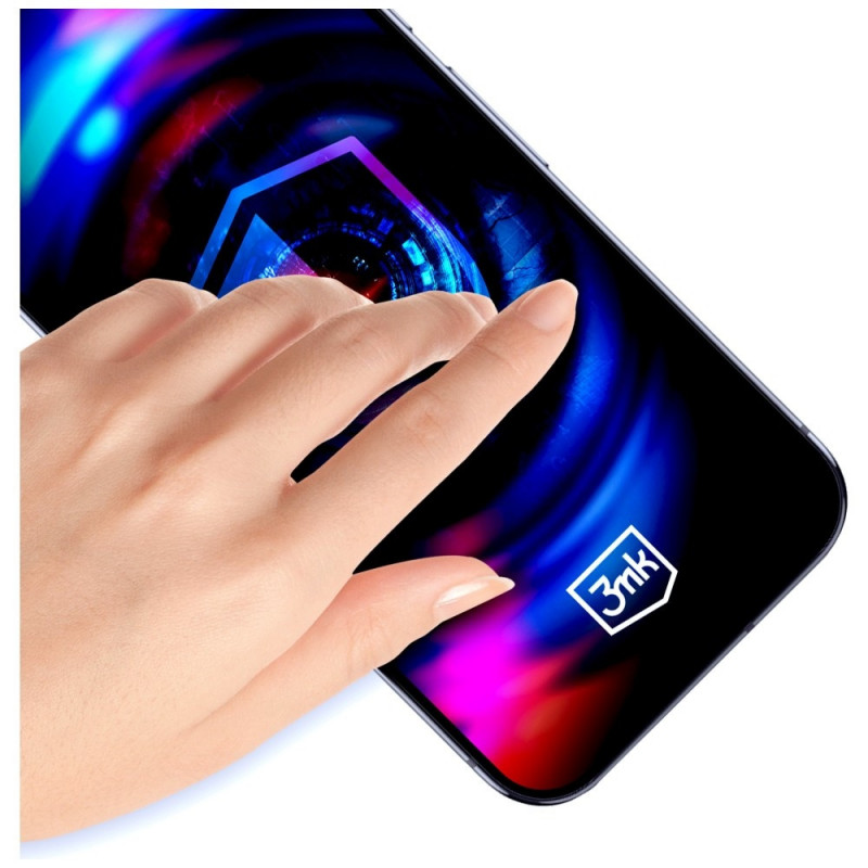 3MK HardGlass Max Privacy privatumą užtikrinantis grūdintas stiklas su aplikatoriumi, skirtas Samsung Galaxy S26, juodas