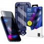 3MK HardGlass Max Privacy privatumo grūdintas stiklas su aplikatoriumi, skirtas Samsung Galaxy S25 Edge, juodas