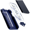 3MK HardGlass Max grūdintas stiklas su aplikatoriumi, skirtas Apple iPhone 13 / 13 Pro / 14 / 16e / 17e, juodas