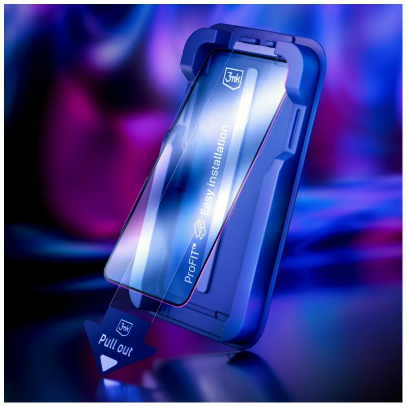 3MK HardGlass Max grūdintas stiklas su aplikatoriumi, skirtas Samsung Galaxy S24+ / S25+, juodas