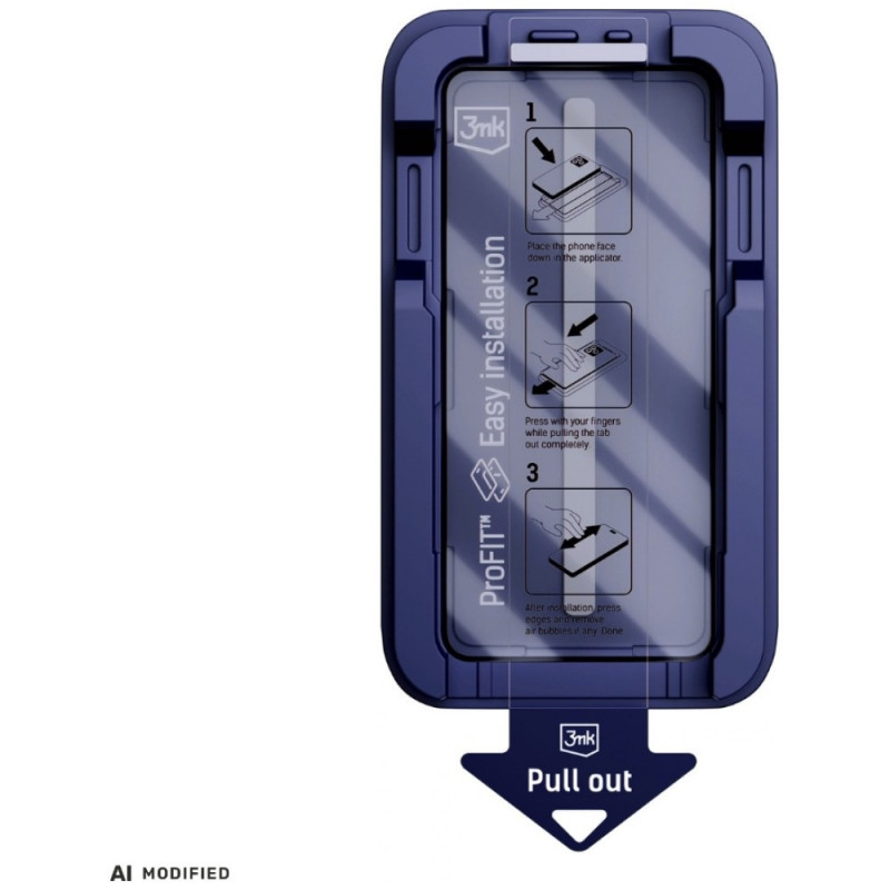 3MK HardGlass Max Privacy grūdintas stiklas su aplikatoriumi skirtas Google Pixel 10A, juodas