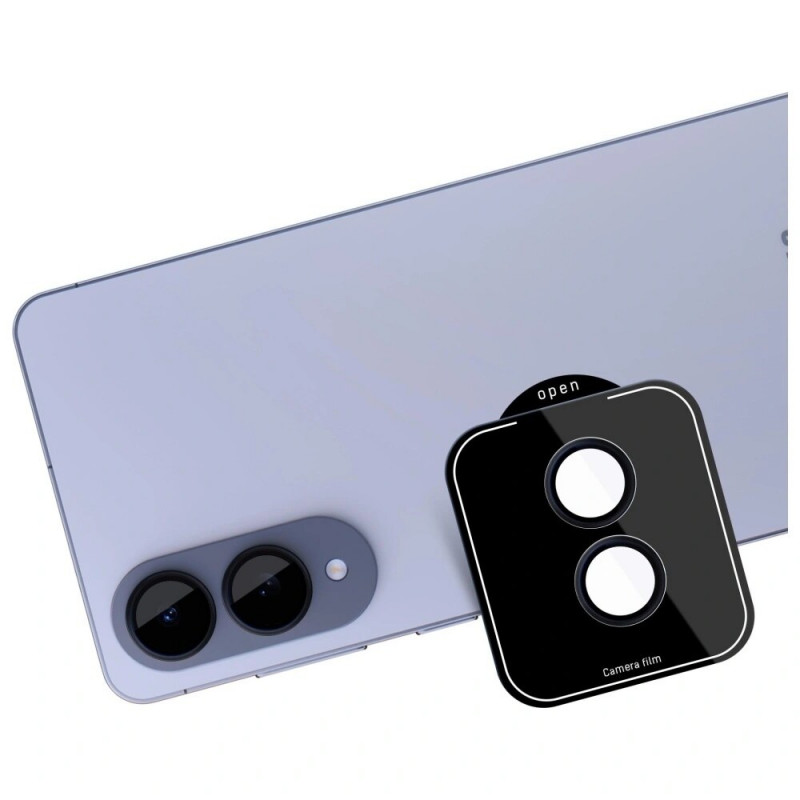 3MK Lens Protection Pro fotoaparato objektyvo stiklas skirtas Samsung Galaxy S25 Edge, juodas