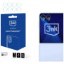 3mk Lens Protection hibridinio stiklo fotoaparato objektyvo apsauga, skirta Samsung Galaxy Z Flip7 (4 vnt. rinkinys)