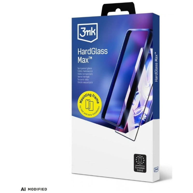 3MK HardGlass Max grūdintas stiklas su montavimo rėmeliu, skirtas Samsung Galaxy A35 / A55 5G
