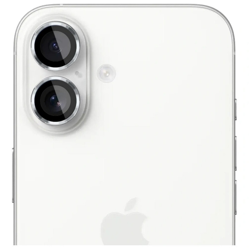 3MK Lens Protection Pro fotoaparato objektyvo stiklas, skirtas Apple iPhone 17, sidabrinis