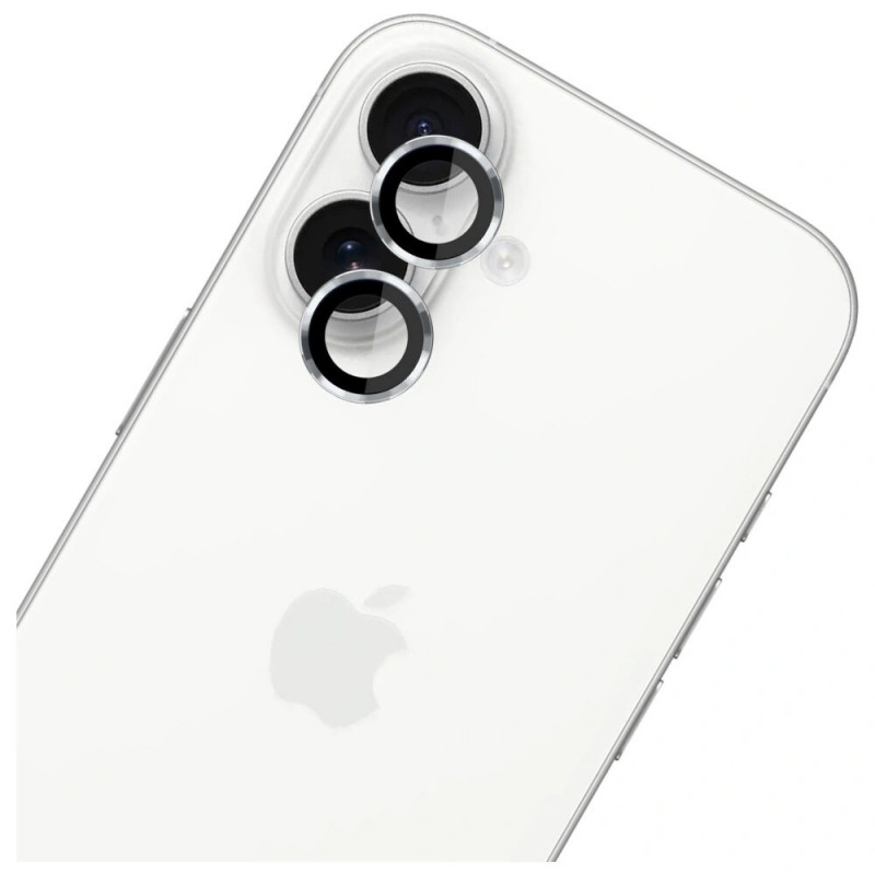 3MK Lens Protection Pro fotoaparato objektyvo stiklas, skirtas Apple iPhone 17, sidabrinis