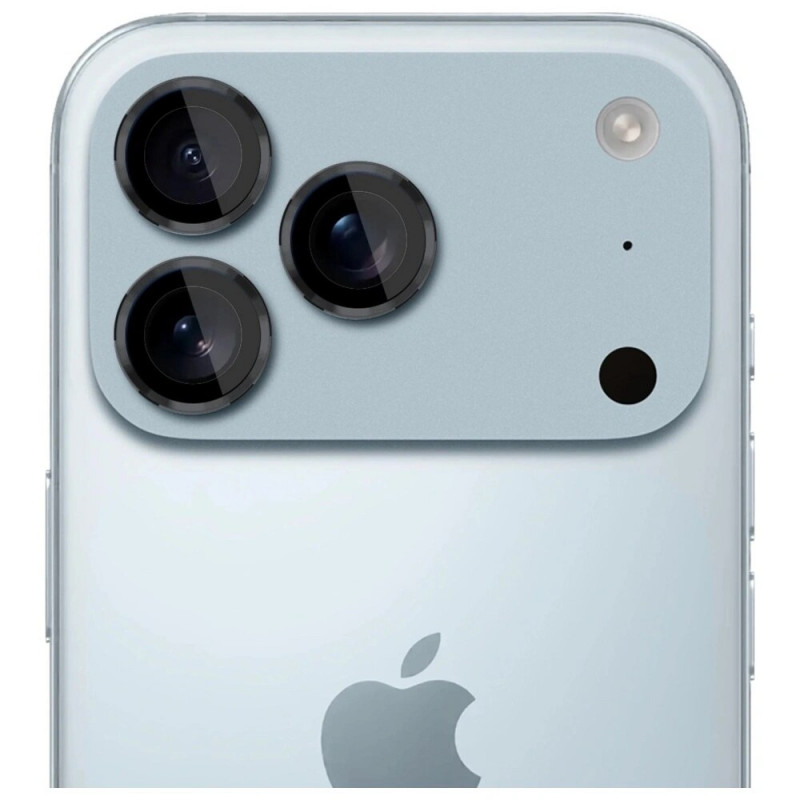 3MK Lens Protection Pro fotoaparato objektyvo stiklas, skirtas Apple iPhone 17 Pro / 17 Pro Max, juodas