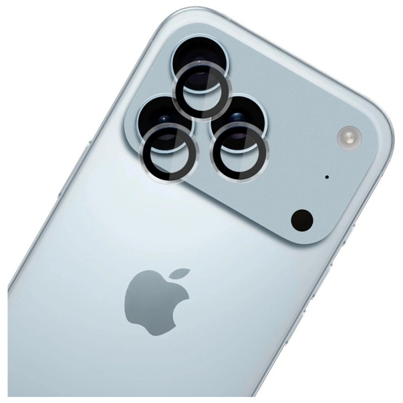 3MK Lens Protection Pro fotoaparato objektyvo stiklas, skirtas Apple iPhone 17 Pro / 17 Pro Max, permatomas