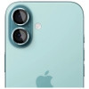3MK Lens Protection Pro grūdinto stiklo fotoaparato objektyvo apsauga, skirta Apple iPhone 17, žalia