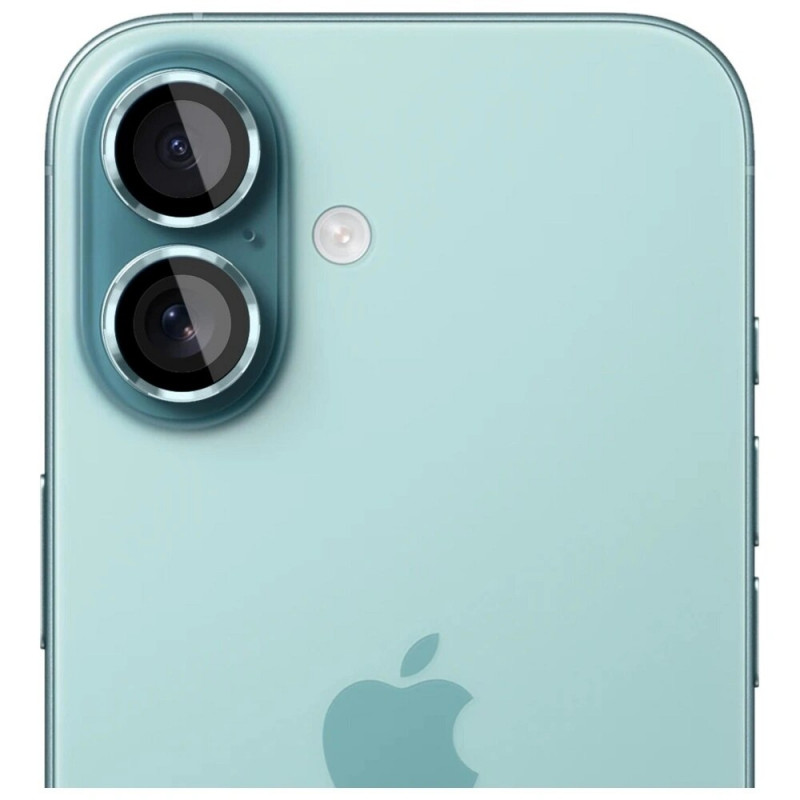3MK Lens Protection Pro grūdinto stiklo fotoaparato objektyvo apsauga, skirta Apple iPhone 17, žalia