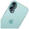 3MK Lens Protection Pro grūdinto stiklo fotoaparato objektyvo apsauga, skirta Apple iPhone 17, žalia