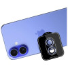 3MK Lens Protection Pro grūdinto stiklo fotoaparato objektyvo apsauga, skirta Apple iPhone 17, mėlyna