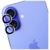3MK Lens Protection Pro grūdinto stiklo fotoaparato objektyvo apsauga, skirta Apple iPhone 17, mėlyna