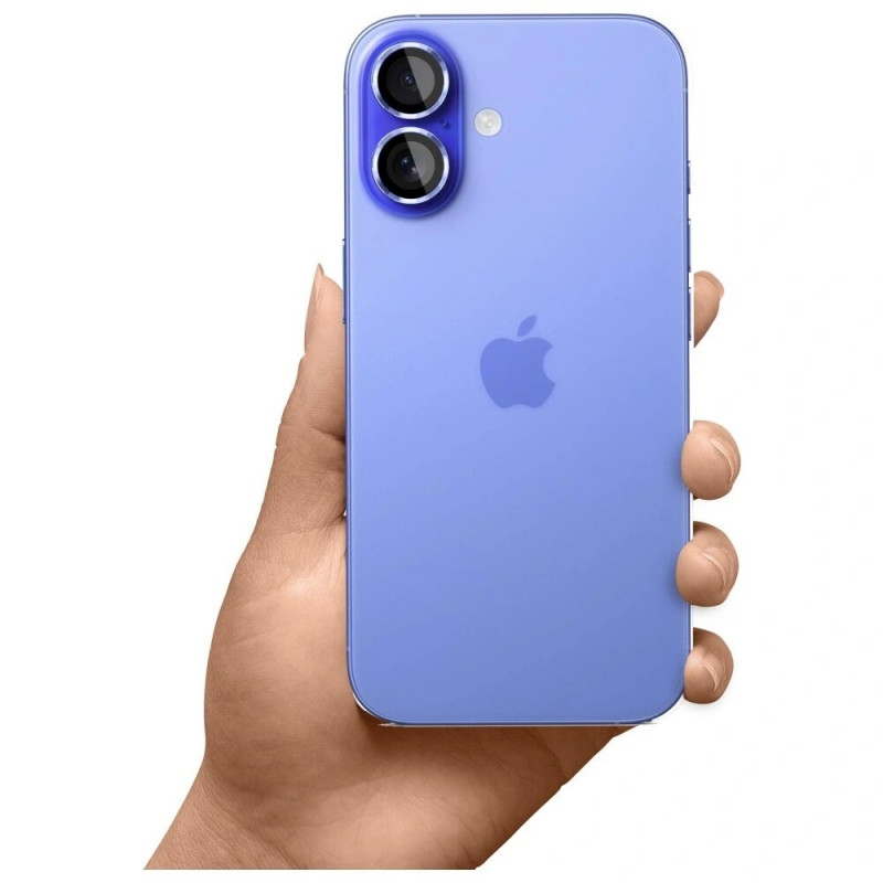 3MK Lens Protection Pro grūdinto stiklo fotoaparato objektyvo apsauga, skirta Apple iPhone 17, mėlyna
