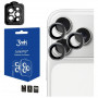 3MK Lens Protection Pro fotoaparato objektyvo grūdintas stiklas, skirtas Apple iPhone 17 Pro / 17 Pro Max, pilkas
