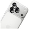 3MK Lens Protection Pro fotoaparato objektyvo grūdintas stiklas, skirtas Apple iPhone 17 Pro / 17 Pro Max, pilkas