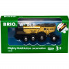 BRIO World auksinis akumuliatorinis lokomotyvas su šviesa ir garsu (33630)