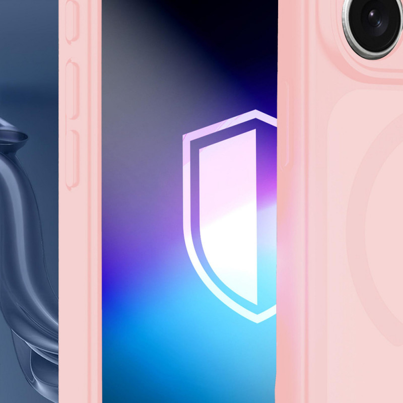 3MK Misty MagCase magnetinis dėklas skirtas Samsung Galaxy A37, rausvas