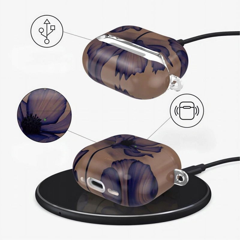 Tech-Protect Lamano dėklas Apple AirPods 4 Velvet Night