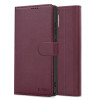 Tech-Protect piniginės tipo dėklas Xiaomi Redmi Note 15 Pro 5G THP5097, Burgundy