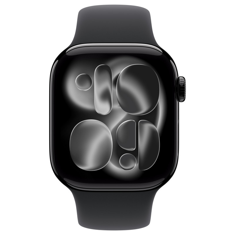 Apple Watch Series 11 GPS + Cellular (5G) 42 mm aliuminio korpusas, juodas, M/L, MF854QL/A