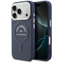 Dėklas Karl Lagerfeld Embossed Open Ring RSG Logo MagSafe Apple iPhone 18 Pro Max / 17 Pro Max, mėlynas (KF003292-0)