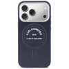 Dėklas Karl Lagerfeld Embossed Open Ring RSG Logo MagSafe Apple iPhone 18 Pro Max / 17 Pro Max, mėlynas (KF003292-0)