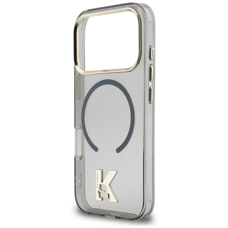 Karl Lagerfeld IML K Head dėklas KF003410-0, skirtas Apple iPhone 18 Pro Max / 17 Pro Max, juodas