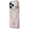 Karl Lagerfeld IML K Head dėklas KF003412, skirtas Apple iPhone 18 Pro Max / 17 Pro Max, rožinis
