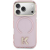 Karl Lagerfeld IML K Head dėklas KF003412, skirtas Apple iPhone 18 Pro Max / 17 Pro Max, rožinis