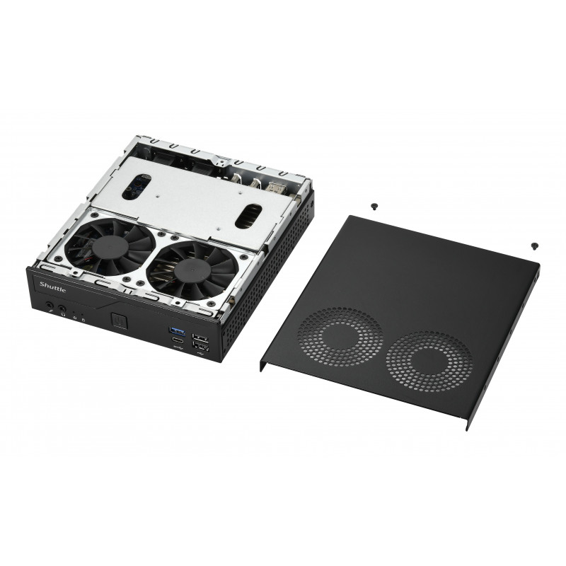 Shuttle DH610V2 XPC Slim Barebone mini kompiuteris, LGA1700, 8 GB DDR5 RAM, juodas