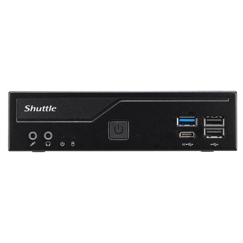 Shuttle DH610V2 XPC Slim Barebone mini kompiuteris, LGA1700, 8 GB DDR5 RAM, juodas