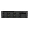 QNAP TS-h1655XeU-RP-8G 16 skyrių negilus spintinis NAS, 8 GB RAM, 2x 10GbE, rezervinis maitinimo šaltinis