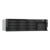 QNAP TS-h1655XeU-RP-8G 16 skyrių negilus spintinis NAS, 8 GB RAM, 2x 10GbE, rezervinis maitinimo šaltinis