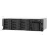 QNAP TS-h1655XeU-RP-8G 16 skyrių negilus spintinis NAS, 8 GB RAM, 2x 10GbE, rezervinis maitinimo šaltinis