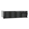 QNAP TS-h1655XeU-RP-8G 16 skyrių negilus spintinis NAS, 8 GB RAM, 2x 10GbE, rezervinis maitinimo šaltinis