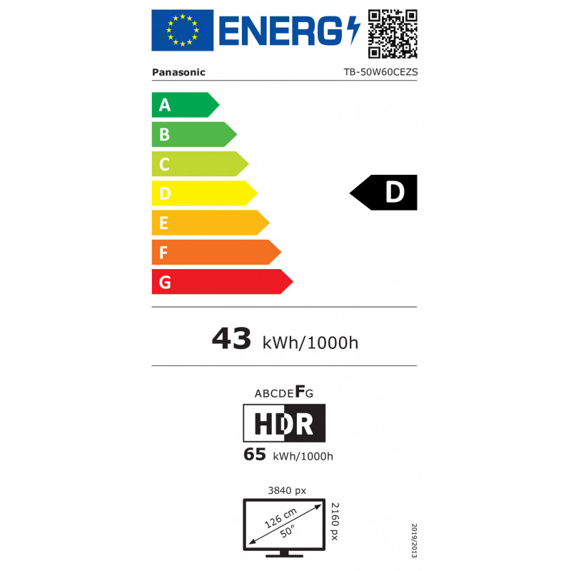 Panasonic TB-50W60CEZS 50 col. LED UHD išmanusis televizorius, daugiasistemis imtuvas, TiVo