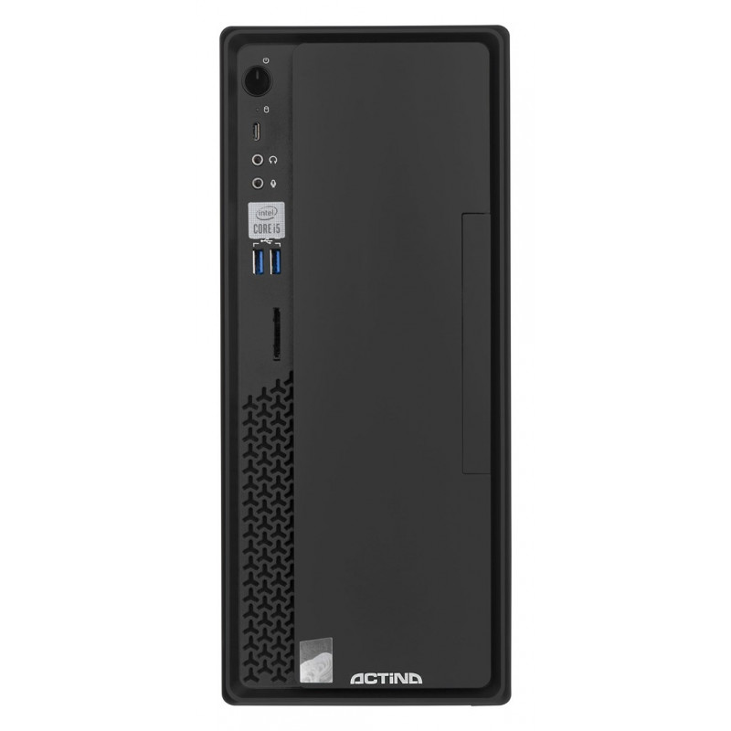 Actina Prime i3-12100 Mini Tower stacionarus kompiuteris, Intel Core i3-12100, 8 GB DDR4 RAM, 512 GB SSD, Windows 11 Home, juodas